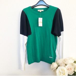 NWT Michael Kors long sleeve shirt/sweater small